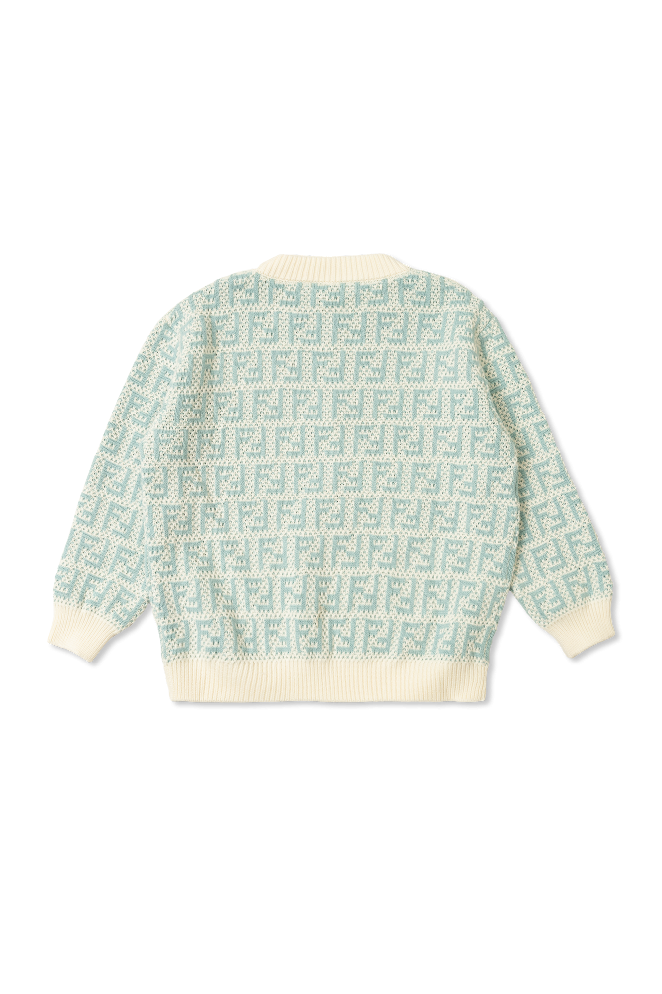 Blue Sweater with monogram Fendi Kids Vitkac France